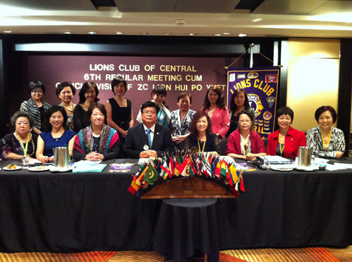 2012/2013 Zone 4 Chairperson Lion Hui Official Visit (September 2012)