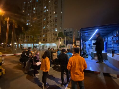 2020/2021 Distribution of necessities to homeless people (Dec 2020)