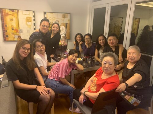 2020/2021 Fellowship dinner at 1st VP Elisa's home (Sep 2020))